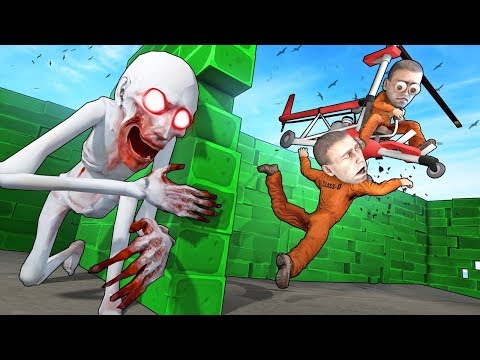 Видео: СЦП НЕ ПОДОРВАЛСЯ НА МИНЕ И БЕЖИТ К ВЕРТОЛЕТУ!! - ЛАБИРИНТ С СЦП (feat.) HellDoor