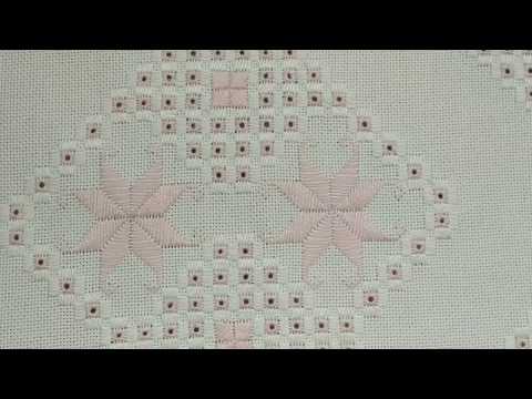 Видео: Восьмипелюсткова зірка, рахункова гладь, хардангер./ Hardanger embroidery/