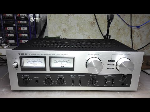 Видео: KENWOOD TRIO ka4700 ремонт профилактика