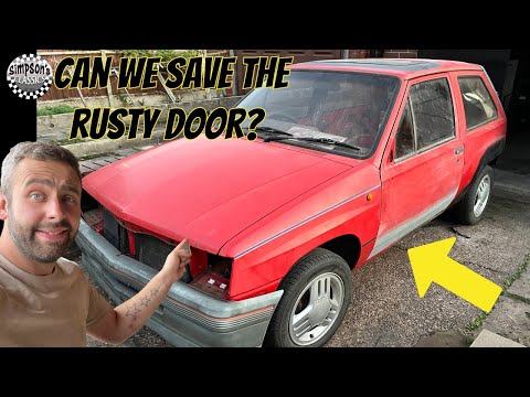 Видео: МОЖЕМ ЛИ СПАСТИ РЖАВУЮ ДВЕРЬ? Реставрация Vauxhall Nova