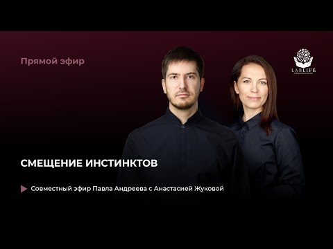 Видео: Запись прямого эфира "Смещение инстинктов" Павел Андреев и Анастасия Жукова