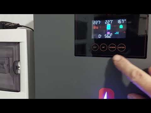 Видео: Гибридный инвертор PowMr 6.2 kW как выключить звук кнопок.