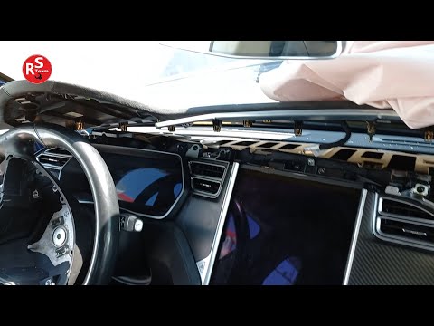 Видео: Снятие приборной панели Tesla Model S