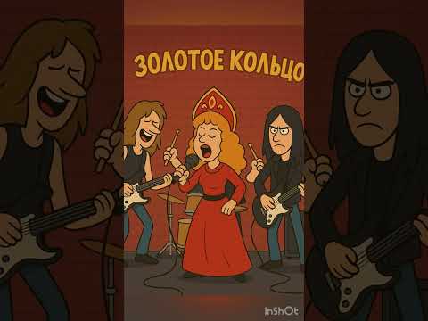 Видео: Золотое Кольцо – Широка Река | Метал кавер (AI Metal Cover)
