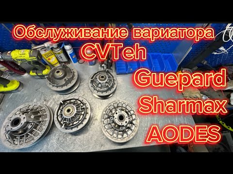 Видео: Обслуживание Вариатора CVTeh  Stels Sharmax AOdes