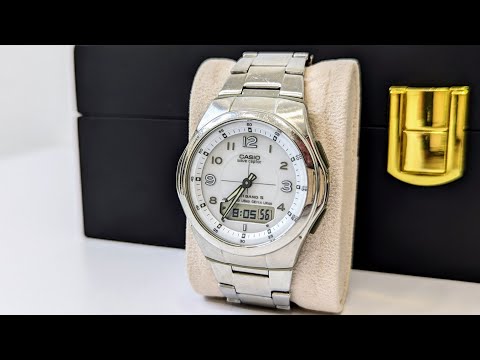 Видео: Обзор оригинальных кварцевых наручных японских JDM часы CASIO wave ceptor solar модель WVA-M480