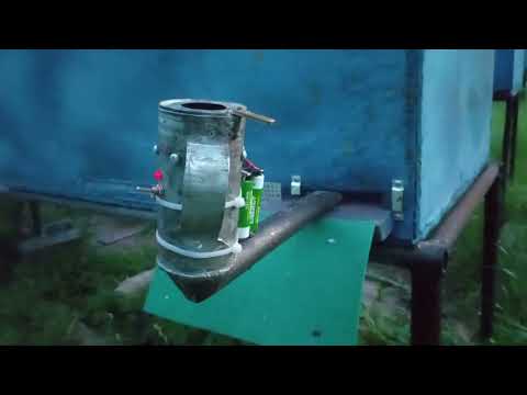 Видео: Вечерняя обработка пчел от клеща