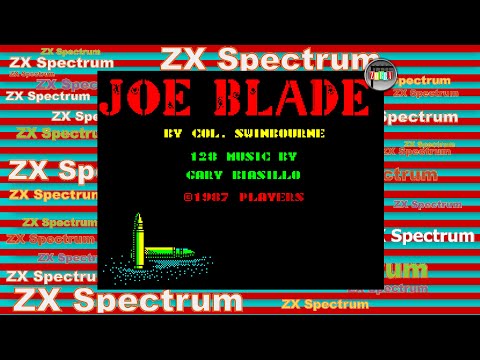 Видео: Spectrum игра Joe Blade прохождение игры ZX Spectrum