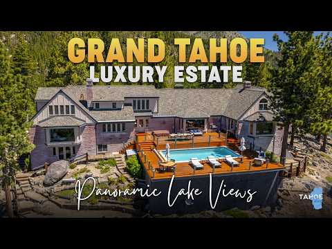 Видео: Внутри роскошного дома с потрясающим видом на озеро Тахо, штат Невада
