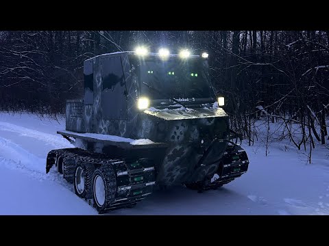 Видео: Обзор самодельного гусеничного вездехода.