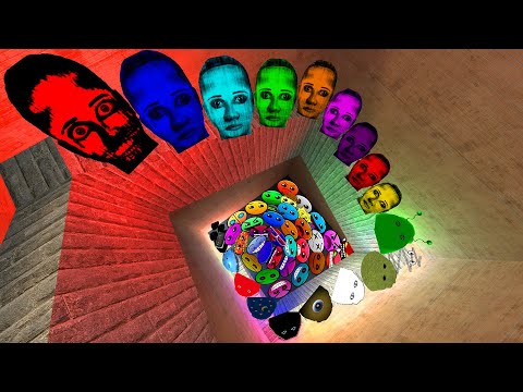 Видео: Семья Селен, Злая семья Мунси и Обунга Некстбот Лоботомия Дэш Некстботс Преследуйте меня в лабири...