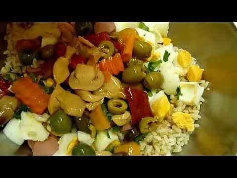 Видео: Салат из Риса Итальянский рецепт  Insalata di Riso.