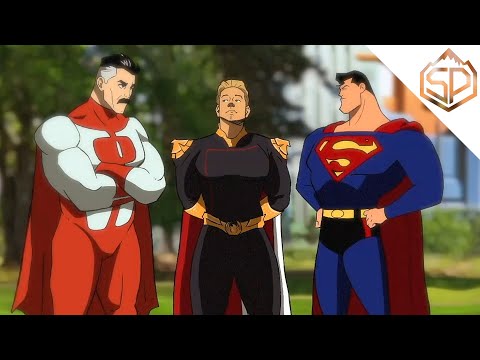 Видео: Супермен, Омни-мен и Хоумлендер выясняют отношения