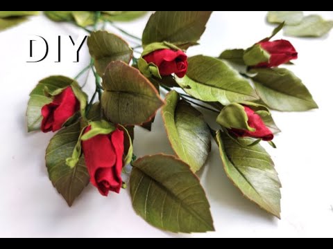 Видео: БУТОН РОЗЫ, МК / DIY Beautiful Rose Buds🌸🌸🌸🌸🌸