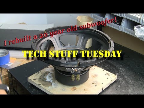 Видео: Как я отремонтировал 20-летний сабвуфер — Tech Stuff Tuesday