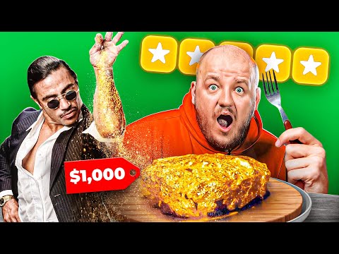 Видео: ЭТО ТОГО НЕ СТОИТ? NUSRET КОРМИТ МЕНЯ  ЗОЛОТЫМ СТЕЙКОМ за 30 тысяч