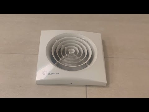 Видео: Вытяжной вентилятор Silent 200. Разборка, чистка и смазка.