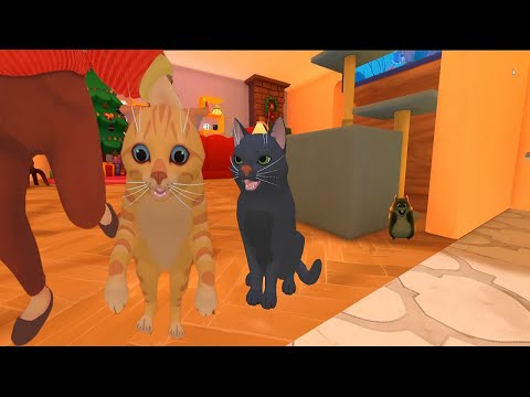 Видео: Кот и бабка #3.МЕСТЬ ЧЕРНОГО КОТА.РЫЖИК ПОЛУЧИЛ ПО ЗАСЛУГАМ.Игра Cat and Granny на TV Мяу