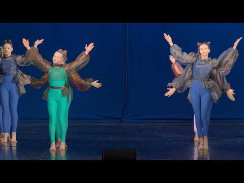 Видео: "Стрекозы". Эстрадный танец. Возраст 11-12.