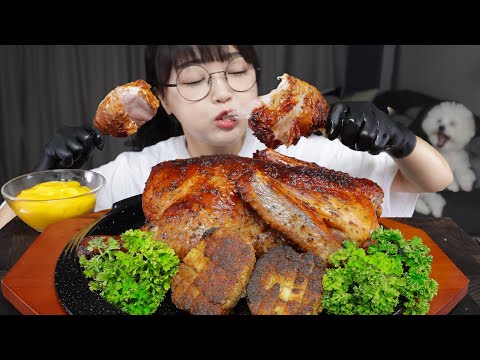 Видео: Утка и картофель запеченные в духовке🍗Mukbang ASMR