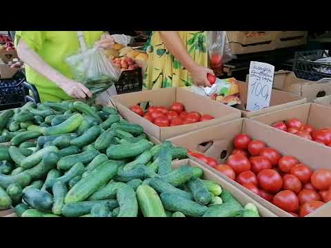 Видео: Рынок ярмарка на Будённовском/Варфоломеева. Большой выбор! Фрукты, овощи. Ростов-на-Дону. 27.07.2024