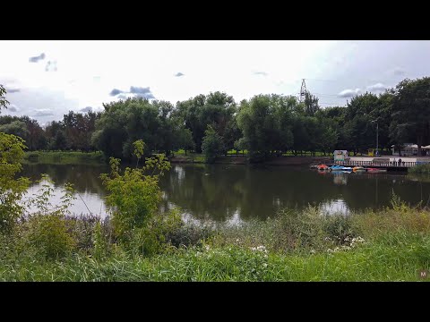 Видео: Набережная реки Лазури (фрагмент). 29.07.2023 год. Тверь.