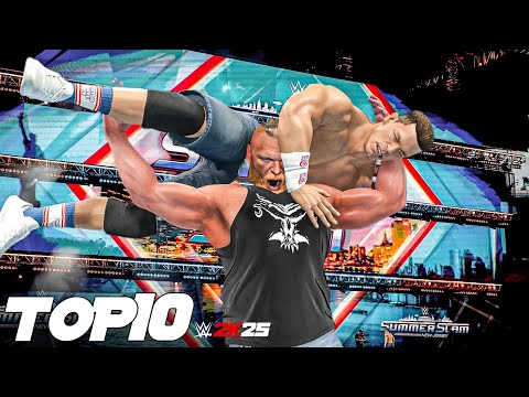 Видео: WWE 2K25: 10 лучших моментов с WWE Summerslam 2025
