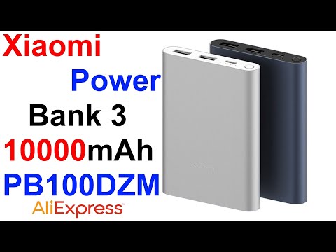 Видео: Повербанк Xiaomi 10000mAh 22.5W PB100DZM USB Type C QC3.0 Super Fast Charger Обзор и Тест AliExpress