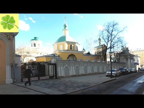 Видео: Москва. Прогулка по Староваганьковскому переулку (06.04.2022)