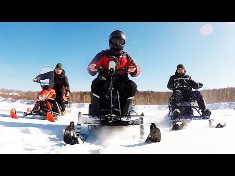 Видео: Битва снегоходов ценой до 100 т.р.! Семь машин в тесте!