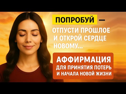 Видео: Исцеляющая Аффирмация для принятия потерь и начала новой жизни 💫 + звуки природы для сна 🌙✨