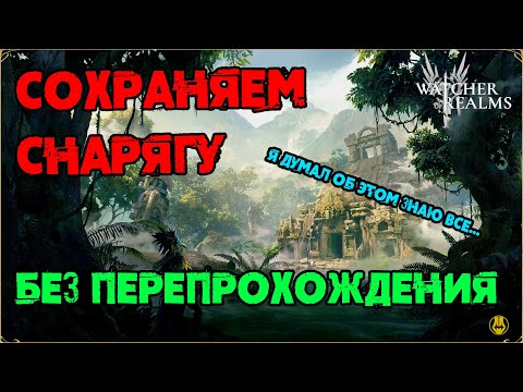 Видео: Сохраняем шмот в рейдах, без перепрохождения / watcher of realms / WOR