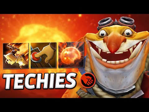 Видео: Новый TECHIES Подрывает От 12,000 ХП / World of Dota