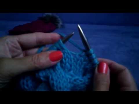 Видео: Шапка с обьемными косами ( Часть1)