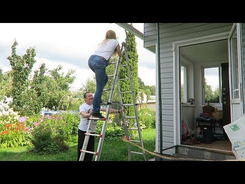 Видео: Лезу на крышу / Влог за 2 дня 24-25.07.19