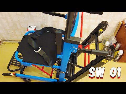 Видео: Китайский электрический ступенькоход SW01 model инвалидная коляска