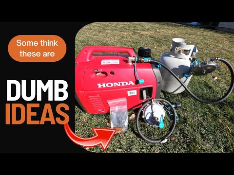 Видео: Комплект для переоборудования Honda EU2200i на два вида топлива — Hutch Mountain