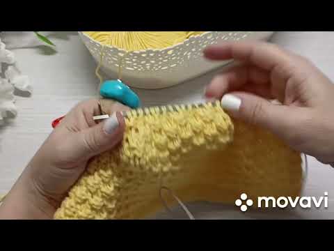 Видео: Комбинезон для новорожденного спицами// Мастер Класс 1 часть