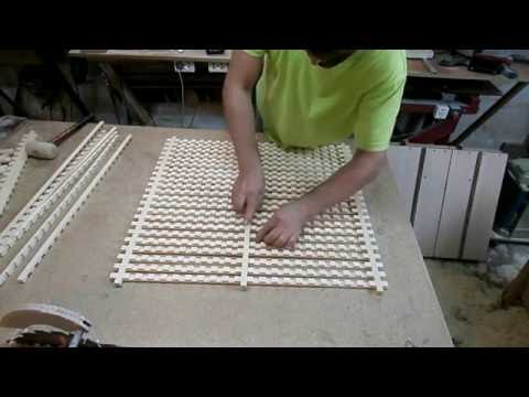 Видео: Еще раз о декоративной решетке.  A lattice of wood.