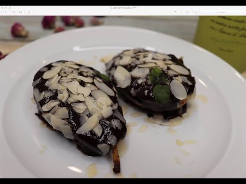 Видео: ГРУШИ, МЕД, ШОКОЛАД! За уши не оттянешь! Baked pears, a great dessert!