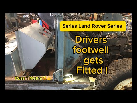 Видео: Серия Land Rover. Водительское пространство для ног. Выкройка подошла после того, как я уберу ост...