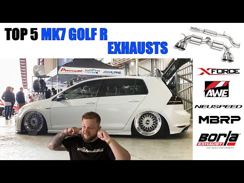 Видео: 5 лучших выхлопных систем Catback для Volkswagen Golf R MK7