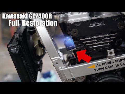 Видео: [Kawasaki GPZ400R Полная реставрация 9] Выявление причины. А потом...?