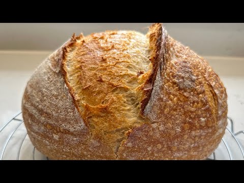 Видео: ХЛЕБ НА ЗАКВАСКЕ, ПОДРОБНЫЙ РЕЦЕПТ 🌺 EASY SOURDOUGH BREAD 🌺 @Amond