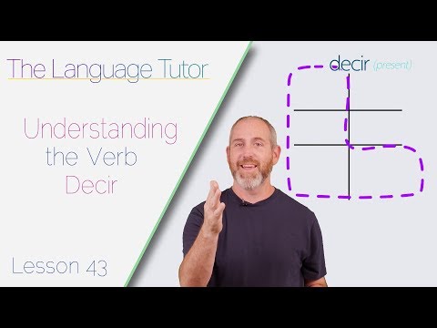 Видео: Понимание глагола «Decir» | The Language Tutor *Урок 43*