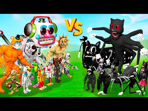 Видео: ВСЕ АНИМАТРОНИКИ ФНАФ 9 ПРОТИВ ВСЕХ МУЛЬТЯШНЫХ КОТОВ В ГАРРИС МОД FNAF SECURITY BREACH В Garry`s Mod