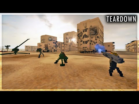Видео: ОБСТРЕЛ ПУСТЫННОГО ГОРОДА ИЗ РАЗЛИЧНЫХ ОРУДИЙ! TEARDOWN