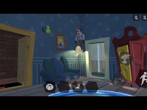 Видео: летаю с помощью телевизора и мусора / Hello Neighbor