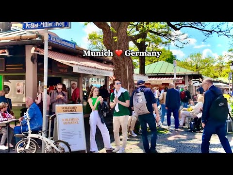 Видео: Исследуем ЛУЧШИЙ😍 Уличный Рынок Еды в Мюнхене, Германия! 🇩🇪| Прогулка по Виктуалиенмаркту Весной�