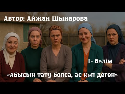 Видео: «АБЫСЫН ТАТУ БОЛСА, АС КӨП ДЕГЕН» 1 бөлім, автор: Айжан Шынарова